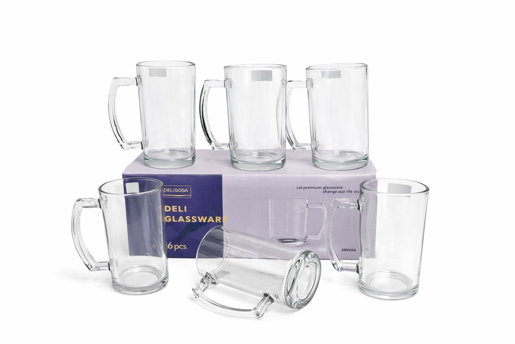 Delisoga Juice Mug Glass Set 6pcs