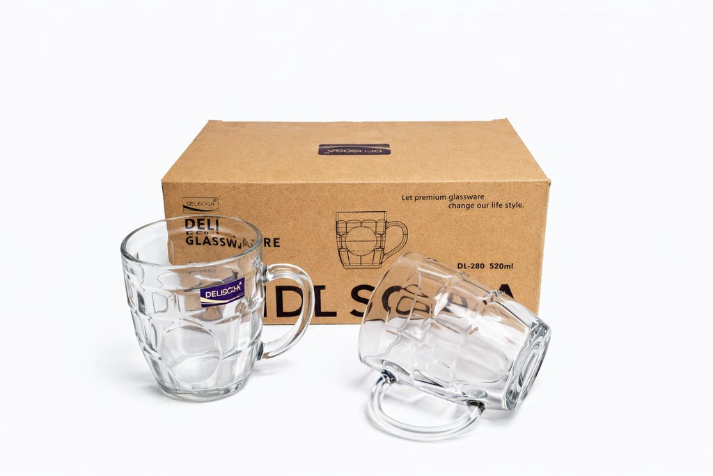 Delisoga Juice Mug Glass Set 6pcs