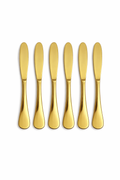 Westin Stainless Steel Butter Knives – Pack of 6 (GOLDEN)